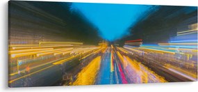 Obraz - Maľba abstrakcie (120x50 cm)