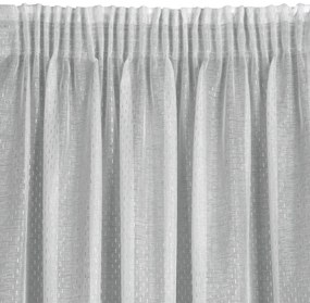 ZÁCLONA NA PÁSKE LOARA 140X270 CM BIELA