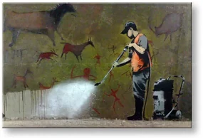 Obraz na plátne Street ART – Banksy | rôzne rozmery