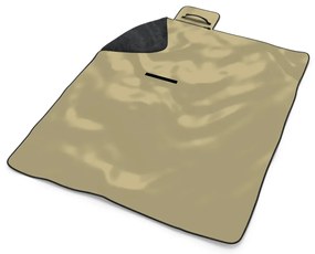 Sablio Plážová deka Žltohnedá: 200x140 cm