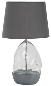 Rabalux 74228 dekoratívna stolná lampa Apolonia, sivá, E27, 1x max. 40W, IP20