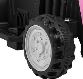 Ramiz Traktor s prívesom ružový