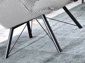 Relaxačné kreslo Dawntawn (biela + čierna). Akcia -20%. Vlastná spoľahlivá doprava až k Vám domov. 1135677