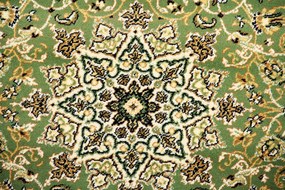 Sintelon, Kusový koberec SOLID 55 APA, 240x340, zelená, chodba / predsieň