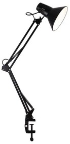 Stolná lampa WORKER 1xE27/10W/230V čierna