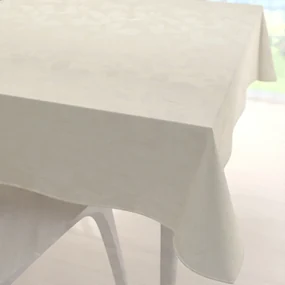 Biante Teflónový štvorcový obrus TF-065 Listy na režnom 90x90 cm