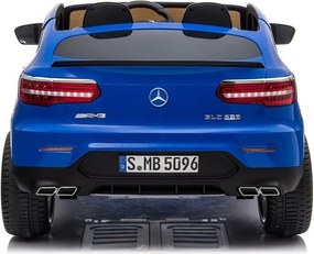LEAN CARS Elektrické autíčko Mercedes GLC 63S LED MP3 modré lakované