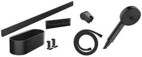 Sprchový set Hansgrohe WallStoris na stenu matná čierna 24291670