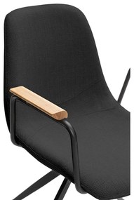 Čierne jedálenské stoličky v súprave 2 ks Tali – Marckeric