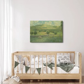 Obraz - Julian Alden Weir, Obweebetuck, reprodukcia (90x60 cm)