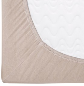 DETSKÉ JERSEY PRESTIERADLO 018 80X180 CM BÉŽOVÉ