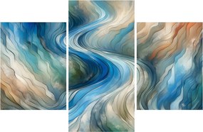 Obraz - Abstraktný prúd (90x60 cm)