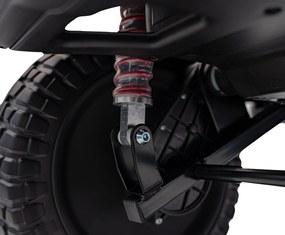Ramiz OFF-ROAD 3.0 terénne auto pre deti čierne + diaľkové ovládanie + pomalý štart + pásy + LED audio