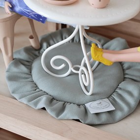 Mini podložka s volánom púštna zelená