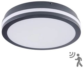 Brilagi - LED Vonkajšie svietidlo so senzorom BENE LED/24W/230V pr. 26 cm IP54
