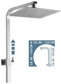 Schütte Sprchová tyč Silver Rain  (100335882)