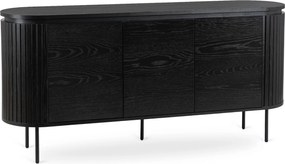 Komoda Beck 160 cm čierna