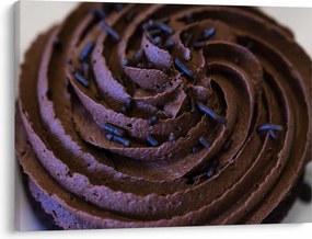 Obraz - Čokoládový Cupcake (70x50 cm)