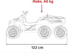 Ramiz Štvorkolka Sport TX ATV žltá