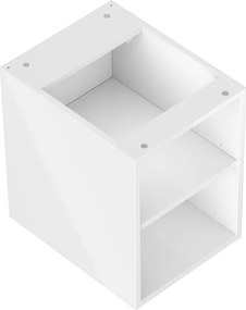 Mexen Box-A, otvorená skrinka s policou 35 cm, lesklá biela, 91AX2-0350-470-0-00