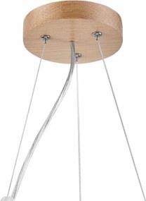 Brilagi - LED RGBW stmievateľný luster CARVALHO 2xE27/15W/230V Wi-Fi dubový priemer 37 cm