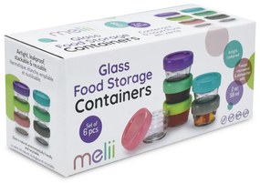 Sklenené dózičky na potraviny 59 ml - 6 ks