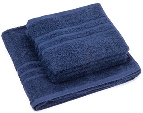 Profod Sada uterákov a osušky Classic tmavomodrá, 2 ks 50 x 100 cm, 1 ks 70 x 140 cm, 2 ks 50 x 100 cm, 1 ks 70 x 140 cm