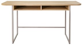 Konzolový stolík v dekore duba v prírodnej farbe 40x140 cm Darlington – Actona