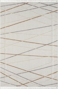 My Flair, Kusový koberec Luana 1 creme, 140x200, biela, chodba / predsieň