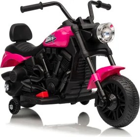 Elektrická motorka STAR ružová
