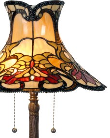 Stolná lampa do obývačky vitráž Ø51*66