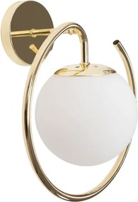 Toolight Toolight, nástenné svietidlo 1xE27 APP1153-1W, biela-zlatá, OSW-40007