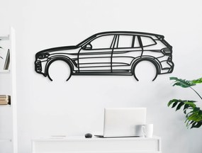 drevko Moderná nálepka BMW X3 Rozmer obrazu: 30,5 x 86 cm, Farba dekorácie: Čierna
