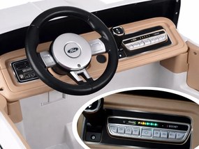 JOKOMISIADA Dvojmiestne autíčko na batériu klasický Ford Bronco Pickup biele PA0338
