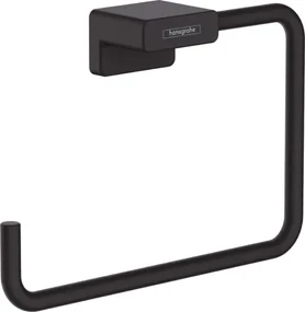 Hansgrohe AddStoris, kruh na uterák, matná čierna, HAN-41754670
