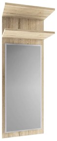 Kondela Panel so zrkadlom, dub san remo, ORESTES 40