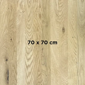 DUBLINO OAK STANDART 25 MM - MASÍVNA STOLOVÁ DOSKA 70 x 70 cm