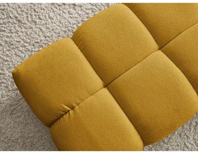 Ženilková podnožka v horčicovej farbe Everest – Bobochic Paris