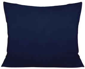 SATÉNOVÁ OBLIEČKA NA VANKÚŠ 50X70CM TMAVOMODRÁ