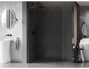 Mexen, Mexen Kioto-X L sprchová stena 90 x 200 cm, priehľadná 10 mm, pištoľový kov - 800-090-107-95-00-X