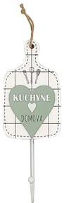 Nekupto Dřevěná cedule s háčkem do kuchyně