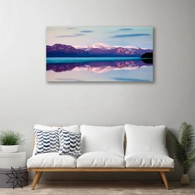 Obraz Canvas Hory jazero príroda 120x60 cm