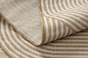 Koberec ORGANIC 1835 geometrický, krémový / naturálny