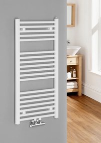 Aqualine Aqualine, DIRECT vykurovacie teleso s bočným pripojením 450x1320 mm, 594 W, biela, ELM34T