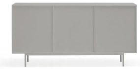 Nízka komoda v dekore duba v sivo-prírodnej farbe 159x80 cm Sierra – Teulat