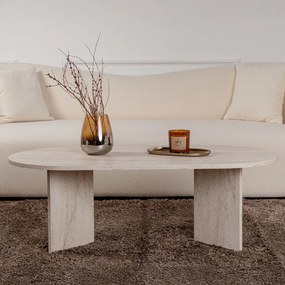 Konferenčný stolík Sable Travertine