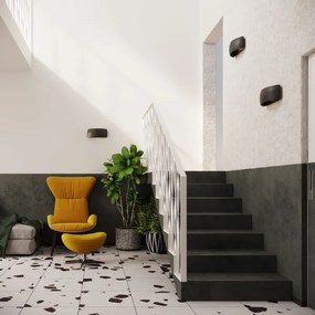 Nástenné svietidlo PONTIUS 1xG9/60W/230V čierna