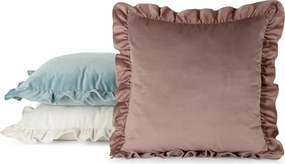 DEKORAČNÁ OBLIEČKA NA VANKÚŠ BRENDA 45X45 CM ČIERNA