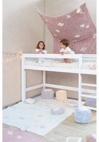 Krémový prateľný ručne tkaný bavlnený detský koberec 140x200 cm Kim – Lorena Canals