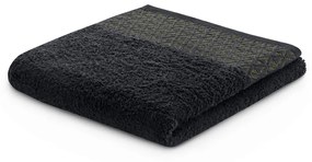 Bavlnený uterák DecoKing Andrea čierny, velikost 50x90